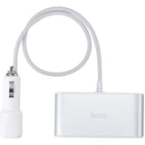 HOCO Z13 LCD one-pull-three car charger - Star Light Kuwait