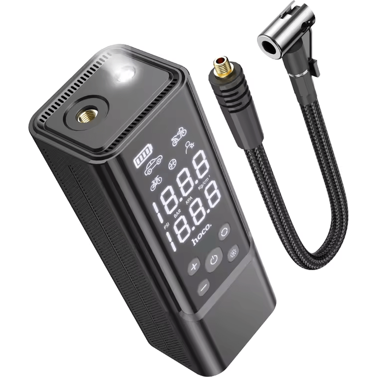 HOCO ZP7 Maddy portable smart air pump(5000mAh) - Star Light Kuwait