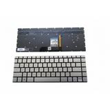 HP 13-AP0011NE Laptop Keyboard Silver US English & Arabic Layout Backlit Supported