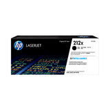 خرطوشة حبر HP 212X الأصلية السوداء عالية الإنتاجية لطابعات الليزر جيت