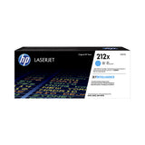 خرطوشة حبر HP 212X الأصلية عالية الإنتاجية باللون السماوي لطابعات الليزر جيت
