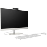كمبيوتر HP 24-CR0040NE المتكامل - شاشة 23.8 بوصة FHD بدون لمس / معالج i7 / ذاكرة 8 جيجابايت / قرص صلب 512 جيجابايت (NVMe M.2 SSD) / نظام تشغيل DOS (بدون نظام تشغيل) / ضمان لمدة عام / لون أبيض صدفي - كمبيوتر مكتبي