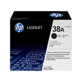 HP 38A Black Original LaserJet Toner Cartridge Q1338A