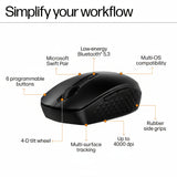 HP 420 Programmable Wireless Mouse - Up to 4000 DPI / Black