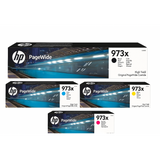 HP 973X Original High Yield Ink Cartridges Combo Pack Of 4 Color - Black, Cyan, Yellow, Magenta