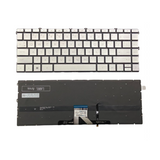 HP Pavilion 14‑DV / 14‑DW Laptop Keyboard Silver US English & Arabic Layout