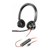 HP Poly Blackwire 3320 Stereo USB-C Headset - On-Ear / USB-C/A Adapter