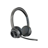 HP Poly Voyager 4320 Bluetooth Stereo Headset - BT700 USB-A Dongle / Charging Stand (Microsoft Teams Certified)