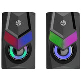 HP USB Speaker DHE-6000 RGB LED Lighting Stereo Volume control