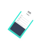 حامل بطاقة هوية من الأكريليك، 5.5 سم × 8.5 سم، حامل شارة شفاف T732V