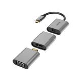 Hama 6 in1 Adapter Connect2Go, USB-C, Mini-DisplayPort, HDMI, VGA-Adapter-Hama-Star Light Kuwait