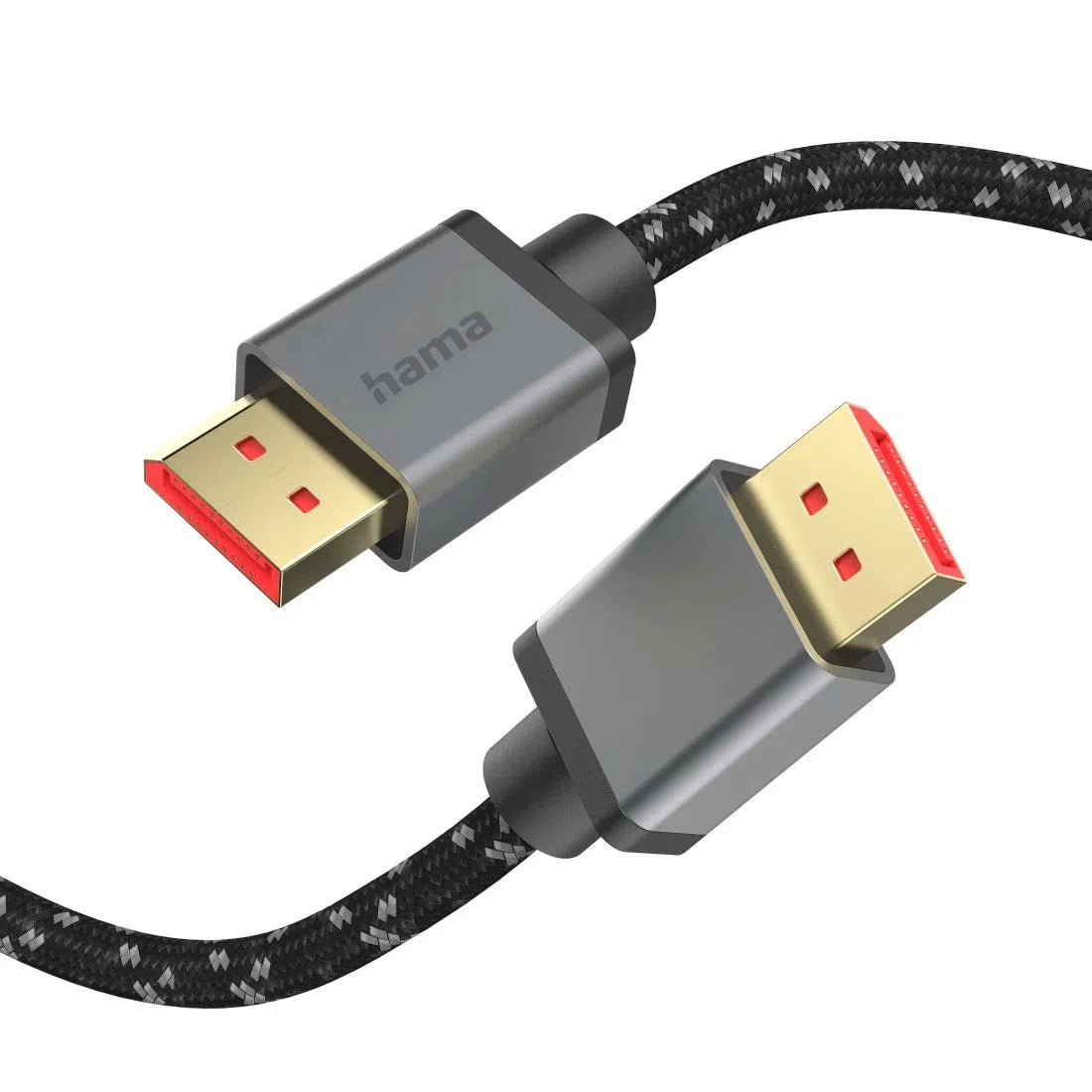 Hama Alu 1.4 DisplayPort Ultra-HD 8K Cable 2.0 m-Hdmi Cable-Hama-Star Light Kuwait