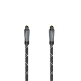 Hama Audio Optical Fibre Toslink Cable 3.0 m - Metal-Hdmi Cable-Hama-Star Light Kuwait