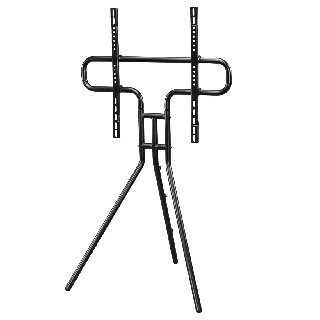 Hama Easel Design 75-inch TV Stand, 191 cm Variable Height, Walnut Wood Look-TV Stand-Hama-Star Light Kuwait