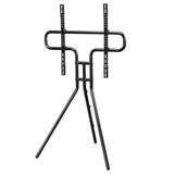 Hama Easel Design 75-inch TV Stand, 191 cm Variable Height, Walnut Wood Look-TV Stand-Hama-Star Light Kuwait