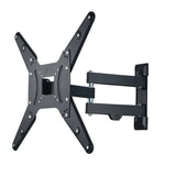 Hama FULLMOTION TV Wall Bracket, 1 Star, 400x400, 165cm (65"), 2 arms - Black-Wall Bracket-Hama-Star Light Kuwait
