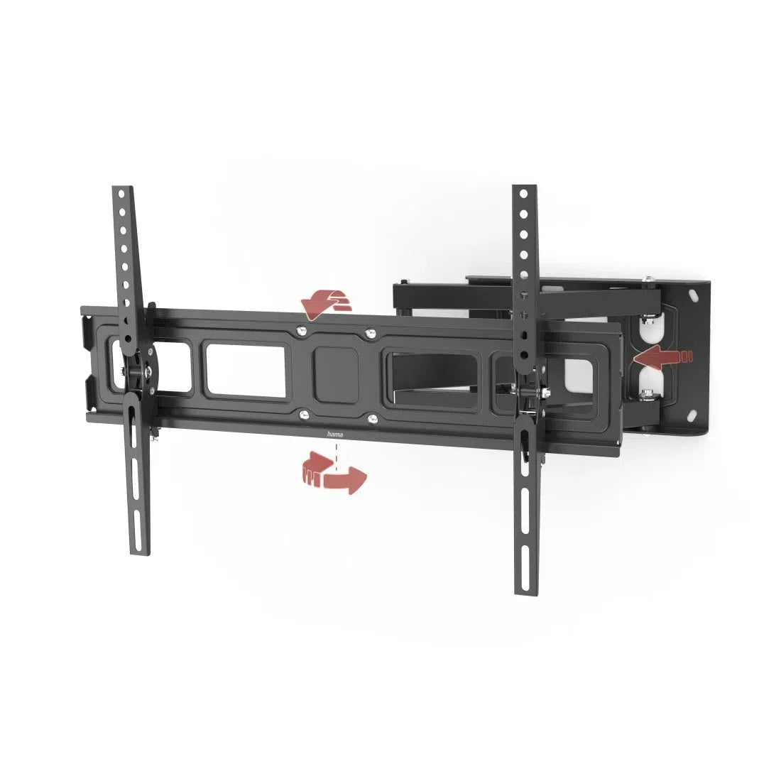 Hama FULLMOTION TV Wall Bracket, 213 cm (84"), scissor arms - Black-Wall Bracket-Hama-Star Light Kuwait