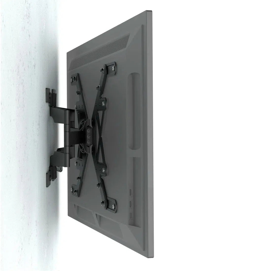 Hama FULLMOTION "Ultraslim" TV Wall Bracket, 600x400, 229 cm (90") - Black-Wall Bracket-Hama-Star Light Kuwait