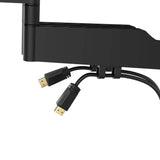 Hama FULLMOTION "Ultraslim" TV Wall Bracket, 600x400, 229 cm (90") - Black-Wall Bracket-Hama-Star Light Kuwait