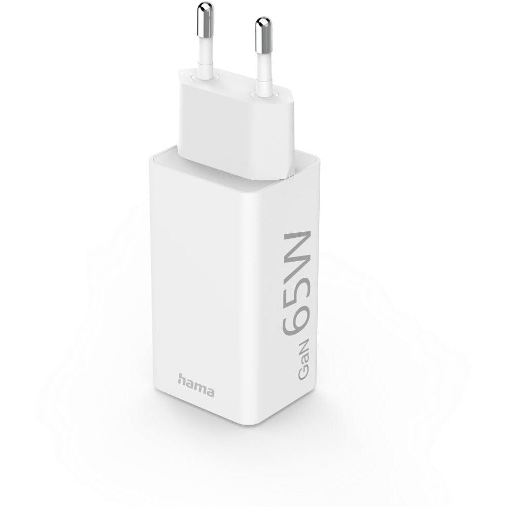 Hama Mini GaN Charger UK 65W GaN,PD/QC White-Adapter-Hama-Star Light Kuwait