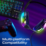 High Performance 7.1 Stereo Sound Gaming Lumiflux Headset with Microphone