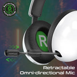 High-Performance Tri-Mode Connectivity Gaming Headset with Retractable Microphone
