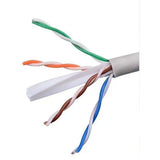 كابل شبكة هيكفيجن CAT6 UTP بطول 305 متر، مصنوع من مادة CCA، بقطر 0.565 مم