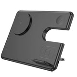 Hoco 3 in 1 15W Magsafe Magnetic Dock Wireless Charger Folding Stand CQ1