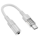 Hoco Adapter Type-C to 3.5mm LS37 Spirit audio converter – White