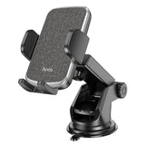 Hoco CA95 Polaris Telescopic Car Phone Holder – Suction Mount (Black)