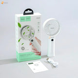 Hoco HX20 Mini Rechargeable Fan – 3-Speed Cool Wind | 1200mAh