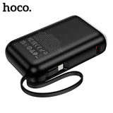 Hoco Leader 22.5W + PD20W Power Bank – 10,000 mAh Fast Charger - Black