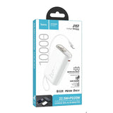 Hoco Leader 22.5W + PD20W Power Bank – 10,000 mAh Fast Charger - White