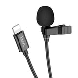 Hoco Microphone L14 lavalier for Lightning Black