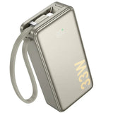 Hoco Q27A 33W 10000mAh Power Bank - High-Speed Charging - Gold