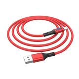 Hoco U79 Intelligent Charging Data Cable - USB / Type-C / 1.2 Meter / Red