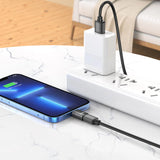 محول Hoco UA17 Lightning ذكر إلى Type-C أنثى USB 2.0