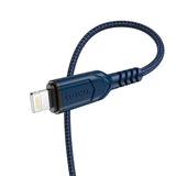 Hoco X59 Nylon Braided USB A to Lightning Cable 3M