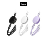 Hoco X78 Easy pull storage 3-in-1 charging cable
