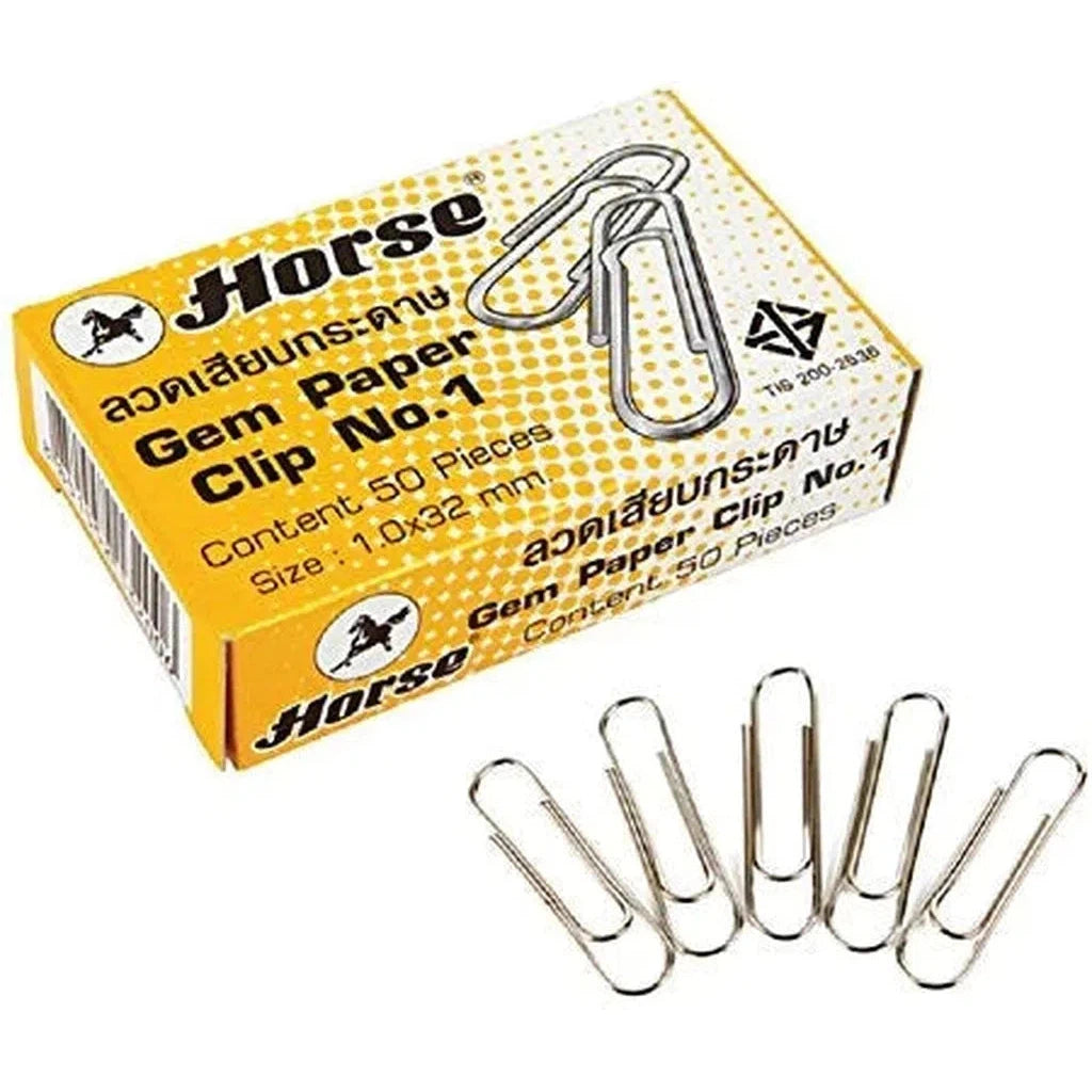 Horse Paper Clips (Dozen)-Pins And Clips-Other-33 mm\Dozen-Star Light Kuwait