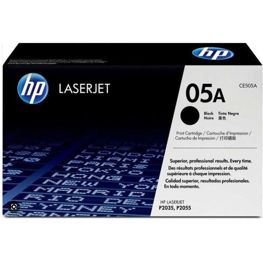 Hp 05A Black Original Laserjet Toner Cartridge Ce505A-Inks And Toners-HP-Star Light Kuwait