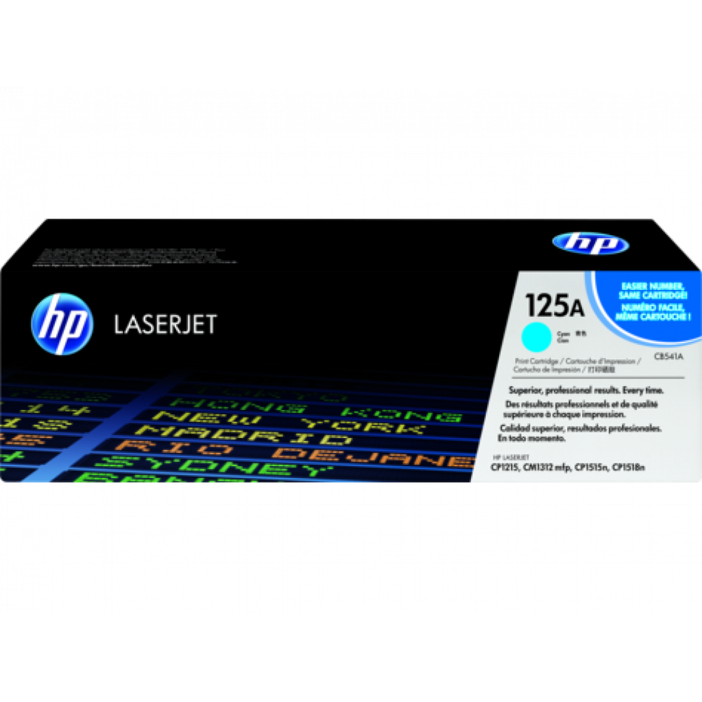 Hp 125A Cyan (Cb541A) Toner-Inks And Toners-HP-Star Light Kuwait