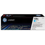 Hp 128A Ce321A Cyan Laserjet Toner Cartridge-Inks And Toners-HP-Star Light Kuwait