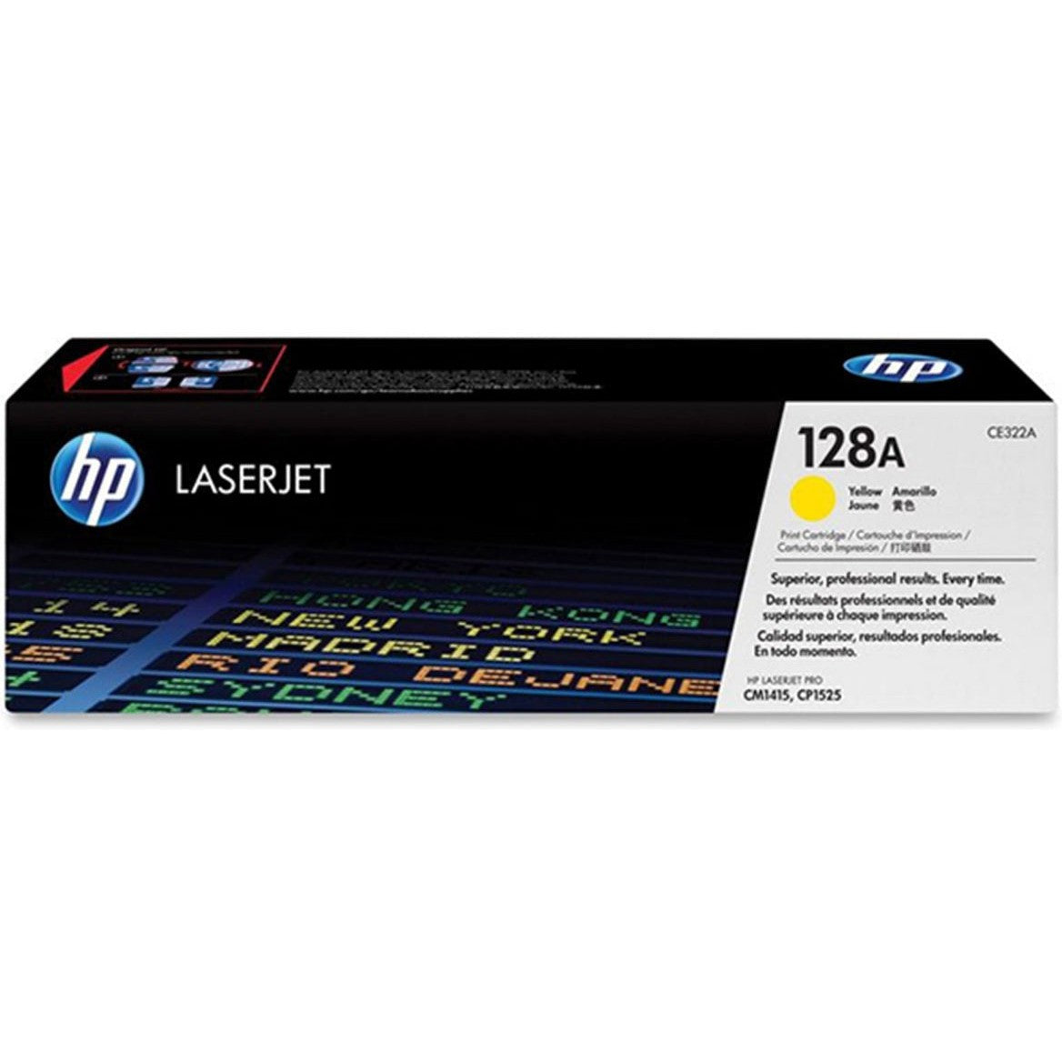 Hp 128A Yellow Laserjet Toner Cartridge Ce322A-Inks And Toners-HP-Star Light Kuwait