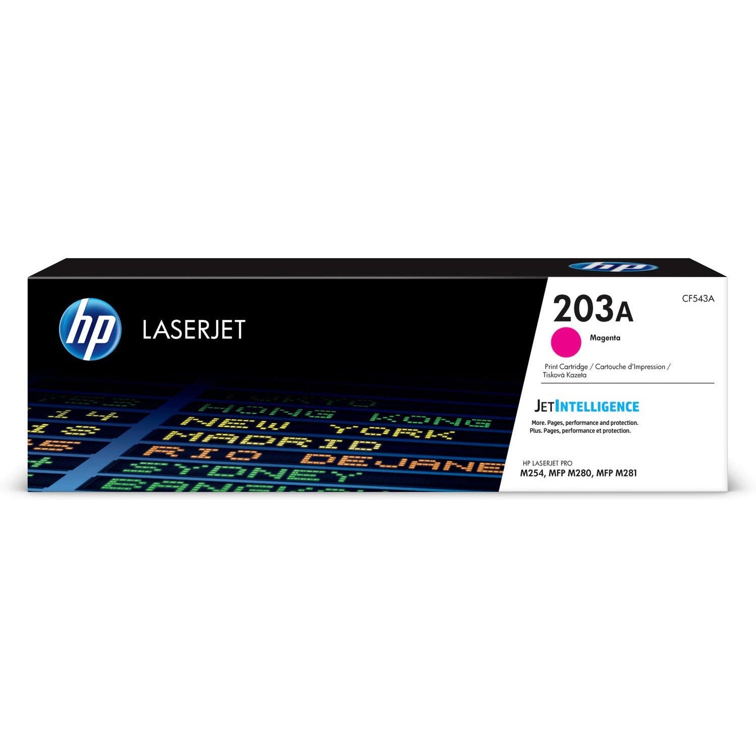Hp 203A Cf543A Magenta Original Laserjet Toner-Inks And Toners-HP-Star Light Kuwait