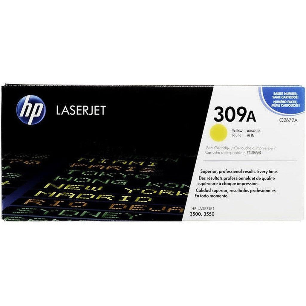 Hp 309A Yellow (Q2672A) Toner-Inks And Toners-HP-Star Light Kuwait