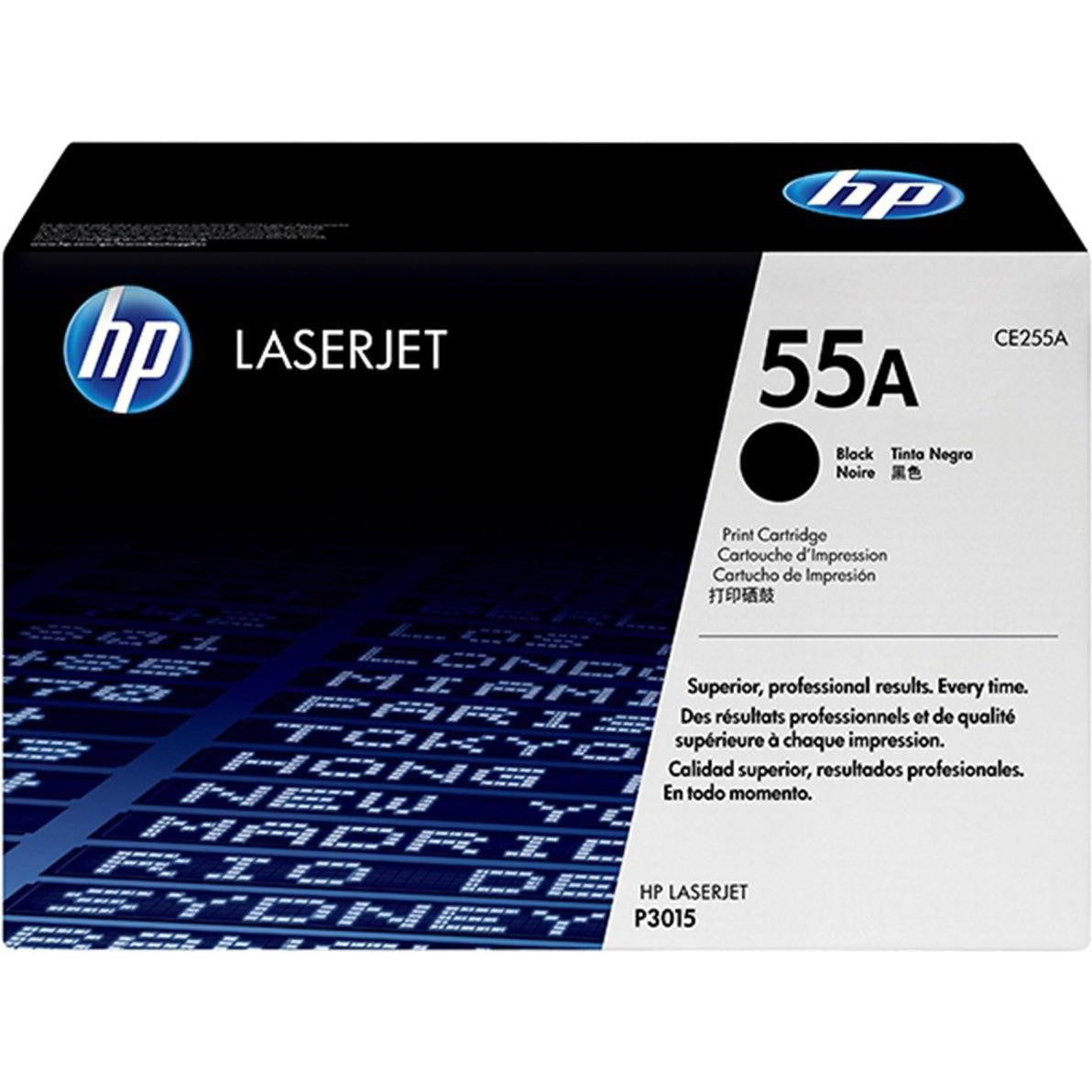 Hp 55A Black Toner Cartridge Ce255A-Inks And Toners-HP-Star Light Kuwait