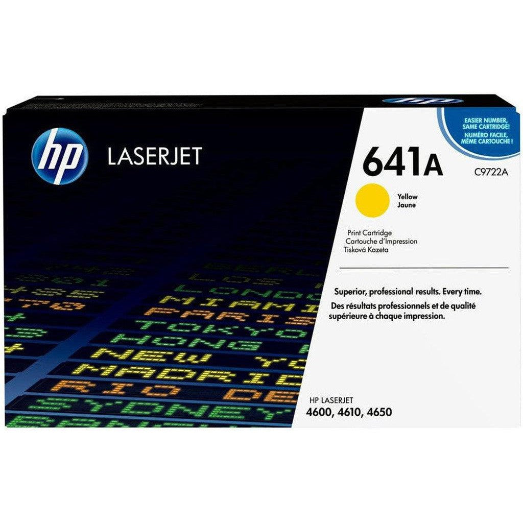 Hp 641A Yellow Original Laserjet Toner Cartridge (C9722A)-Inks And Toners-HP-Star Light Kuwait