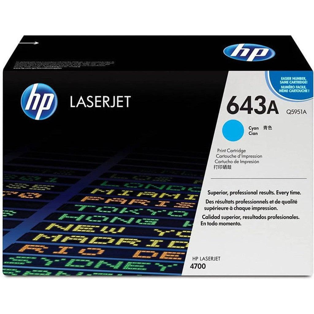 Hp 643A Q5951A Toner Cartridge Cyan-Inks And Toners-HP-Star Light Kuwait