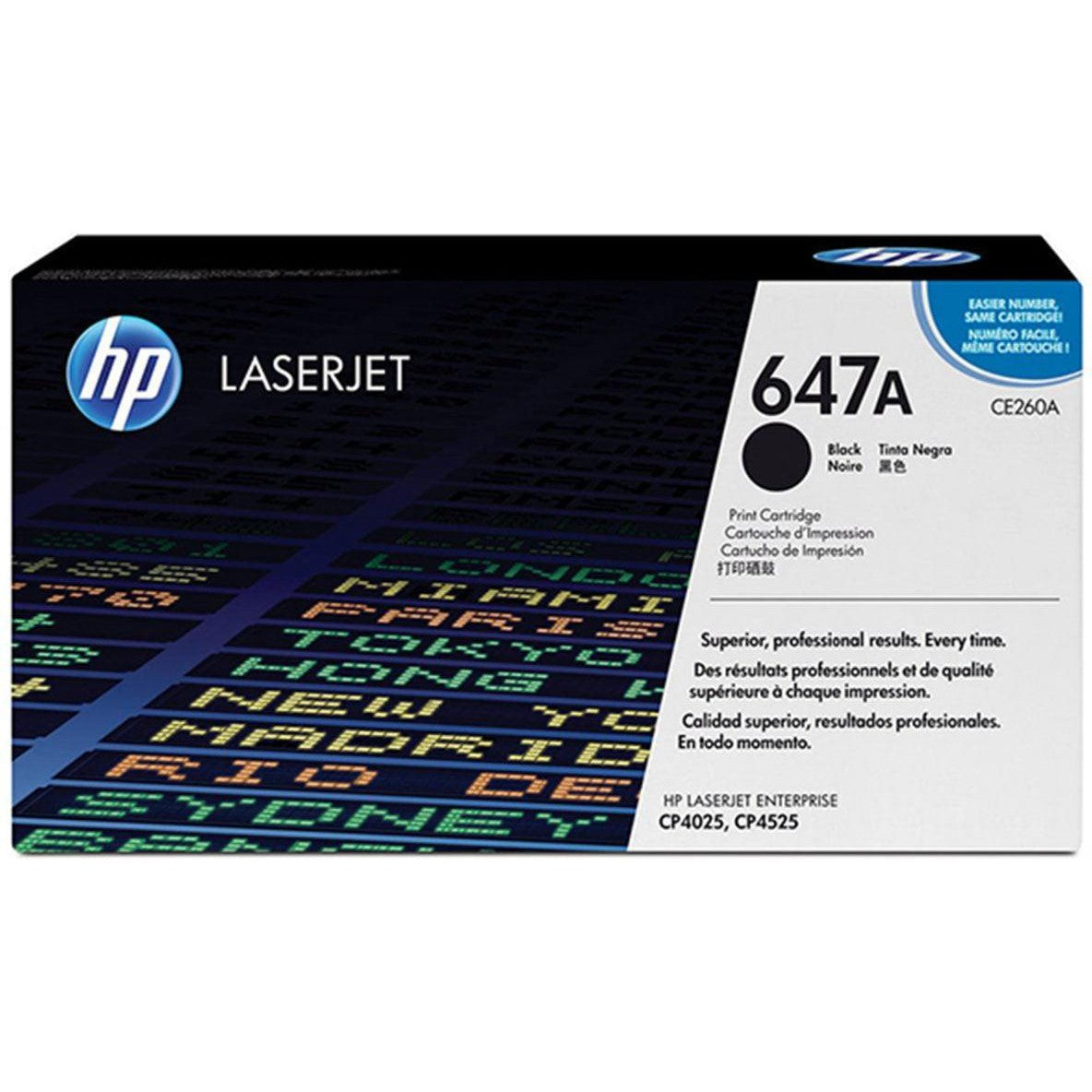 Hp 647A Black Laserjet Toner Cartridge Ce260A-Inks And Toners-HP-Star Light Kuwait